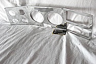 Chevrolet Aluminum Automotive Dash Panel / Instrument Panel Cluster AFTER Chrome-Like Metal Polishing and Buffing Services