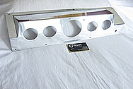 Aluminum Automotive Dash Panel AFTER Chrome-Like Metal Polishing and Buffing Services