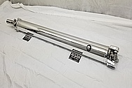 Aluminum Driveshaft and Yoke AFTER Chrome-Like Metal Polishing - Aluminum Polishing