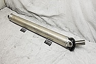 Aluminum Driveshaft and Yoke BEFORE Chrome-Like Metal Polishing - Aluminum Polishing