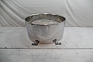 Stainless Steel Drum Shells AFTER Chrome-Like Metal Polishing and Buffing Services - Steel Polishing - Drum Polishing 