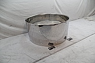 Stainless Steel Drum Shells AFTER Chrome-Like Metal Polishing and Buffing Services - Steel Polishing - Drum Polishing 