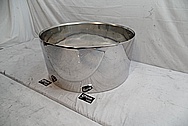 Stainless Steel Drum Shells AFTER Chrome-Like Metal Polishing and Buffing Services - Steel Polishing - Drum Polishing 