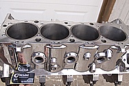 Dart Aluminum V8 Engine Block AFTER Chrome-Like Metal Polishing and Buffing Services