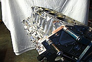 Aluminum V8 Engine Block AFTER Chrome-Like Metal Polishing and Buffing Services / Restoration Services