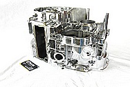 Yamaha Motorcycle Aluminum Engine Block AFTER Chrome-Like Metal Polishing and Buffing Services / Restoration Services