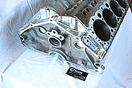 Aluminum V8 Engine Block AFTER Chrome-Like Metal Polishing and Buffing Services / Restoration Services