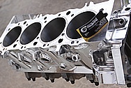 Dart Aluminum V8 Engine Block AFTER Chrome-Like Metal Polishing and Buffing Services