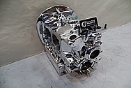 Volkswagen Aluminum Engine Block AFTER Chrome-Like Metal Polishing - Aluminum Polishing Services