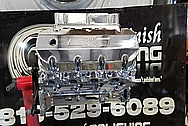 Aluminum V8 Engine Block AFTER Chrome-Like Metal Polishing - Aluminum Polishing Services