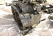 Yamaha Motorcycle Aluminum Engine Block BEFORE Chrome-Like Metal Polishing and Buffing Services / Restoration Services