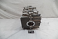 Volkswagen Aluminum Engine Block BEFORE Chrome-Like Metal Polishing - Aluminum Polishing Services