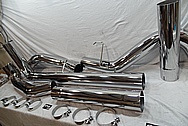 Stainless Steel Exhaust Headers AFTER Chrome-Like Metal Polishing and Buffing Services / Restoration Services 