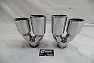 Aluminum Exhaust AFTER Chrome-Like Metal Polishing and Buffing Services / Restoration Services