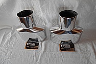 Aluminum Exhaust Tip AFTER Chrome-Like Metal Polishing and Buffing Services / Restoration Services