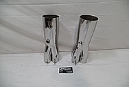 Stainless Steel Exhaust Pipes AFTER Chrome-Like Metal Polishing and Buffing Services / Restoration Services