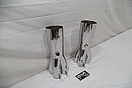 Stainless Steel Exhaust Pipes AFTER Chrome-Like Metal Polishing and Buffing Services / Restoration Services