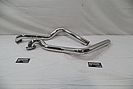 Stainless Steel Exhaust Pipes AFTER Chrome-Like Metal Polishing and Buffing Services / Restoration Services