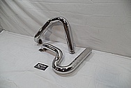 Stainless Steel Exhaust Pipes AFTER Chrome-Like Metal Polishing and Buffing Services / Restoration Services