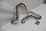 Stainless Steel Exhaust Pipes AFTER Chrome-Like Metal Polishing and Buffing Services / Restoration Services