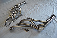 Stainless Steel Exhaust Headers and Flange AFTER Chrome-Like Metal Polishing and Buffing Services / Restoration Services