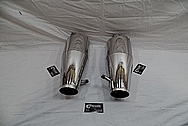 Borla Stainless Steel Exhaust Muffler / Pipes AFTER Chrome-Like Metal Polishing - Stainless Steel Polishing Services