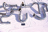 Steel V8 Header Exhaust System AFTER Chrome-Like Metal Polishing and Buffing Services