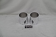 Aluminum Vehicle Exhaust Tips AFTER Chrome-Like Metal Polishing - Aluminum Polishing 