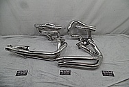 Stainless Steel Exhaust Headers AFTER Chrome-Like Metal Polishing - Stainless Steel Polishing - Exhaust Header Polishing 