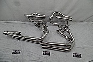 Stainless Steel Exhaust Headers AFTER Chrome-Like Metal Polishing - Stainless Steel Polishing - Exhaust Header Polishing 