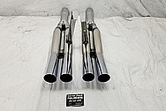 Stainless Steel Exhaust Mufflers AFTER Chrome-Like Metal Polishing and Buffing Services / Restoration Services - Stainless Steel Polishing Services