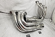 Stainless Steel Headers AFTER Chrome-Like Metal Polishing and Buffing Services / Restoration Services - Exhaust Polishing - Header Polishing 