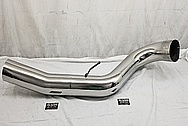 409 Stainless Steel Truck Exhaust System AFTER Chrome-Like Metal Polishing and Buffing Services / Restoration Services - Exhaust Polishing - Stainless Steel Polishing 