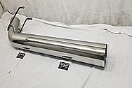 409 Stainless Steel Truck Exhaust System AFTER Chrome-Like Metal Polishing and Buffing Services / Restoration Services - Exhaust Polishing - Stainless Steel Polishing 