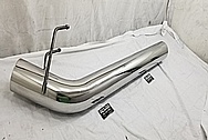 409 Stainless Steel Truck Exhaust System AFTER Chrome-Like Metal Polishing and Buffing Services / Restoration Services - Exhaust Polishing - Stainless Steel Polishing 