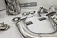 Stainless Steel Exhaust System Pipes AFTER Chrome-Like Metal Polishing - Stainless Steel Polishing