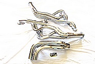 Stainless Steel Exhaust Headers System AFTER Chrome-Like Metal Polishing and Buffing Services