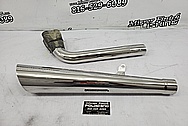 Stainless Steel Motorcycle Exhaust System AFTER Chrome-Like Metal Polishing and Buffing Services - Stainless Steel Polishing