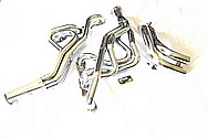 Stainless Steel Exhaust Headers System AFTER Chrome-Like Metal Polishing and Buffing Services