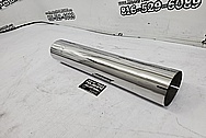Steel Airplane Exhaust System AFTER Chrome-Like Metal Polishing and Buffing Services - Steel Polishing