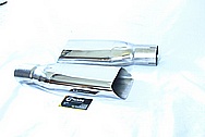 Stainless Steel Exhaust Tips AFTER Chrome-Like Metal Polishing and Buffing Services