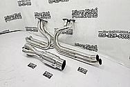 Steel Exhaust Sytem / Headers Project AFTER Chrome-Like Metal Polishing and Buffing Services / Restoration Services - Steel Polishing