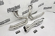 Steel Exhaust Sytem / Headers Project AFTER Chrome-Like Metal Polishing and Buffing Services / Restoration Services - Steel Polishing