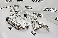 ATV Titanium Exhaust System Project AFTER Chrome-Like Metal Polishing - Aluminum Polishing - Titanium Polishing Services 