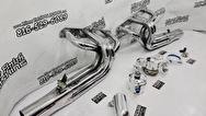 Stainless Steel Header Project AFTER Chrome-Like Metal Polishing - Stainless Steel Polishing - Exhaust System Polishing Services
