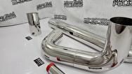 Stainless Steel Exhaust System Pieces AFTER Chrome-Like Metal Polishing - Stainless Steel Polishing - Exhaust System Polishing Services