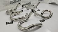 Titanium Custom Exhaust Header System AFTER Chrome-Like Metal Polishing - Titanium Polishing - Exhaust System Polishing Services