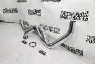 Stainless Steel Exhaust System Pieces AFTER Chrome-Like Metal Polishing - Stainless Steel Polishing - Exhaust System Polishing Services