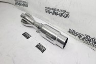 Stainless Steel Motorcycle Exhaust Headers and Muffler AFTER Chrome-Like Metal Polishing and Buffing Services / Restoration Services - Stainless Steel Polishing - Exhaust Polishing