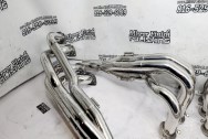 Stainless Steel Exhaust Header Project AFTER Chrome-Like Metal Polishing and Buffing Services / Restoration Services - Stainless Steel Polishing - Exhaust Polishing - Header Polishing 